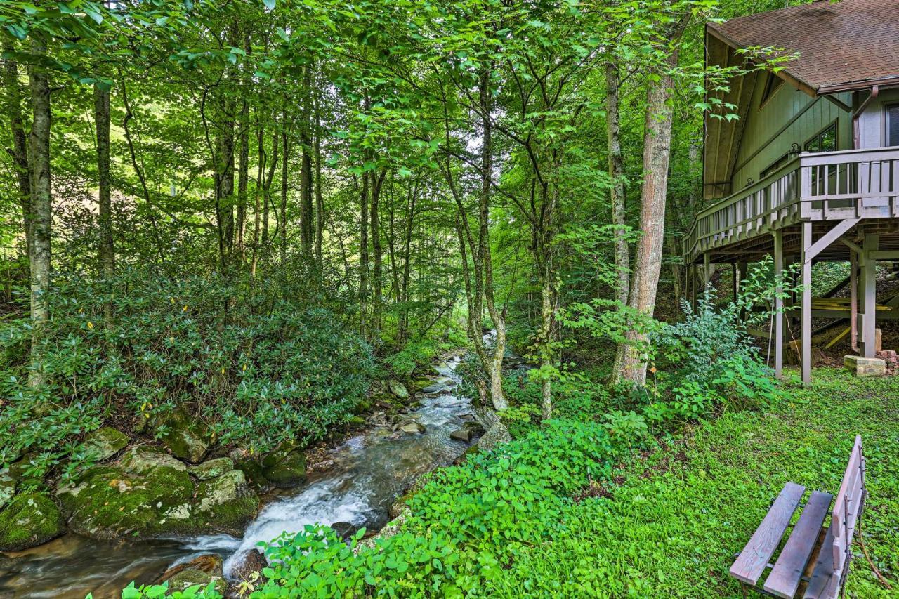 Chalet Retreat Cozy Cabin With On-Site Creek! Villa Roan Mountain Esterno foto